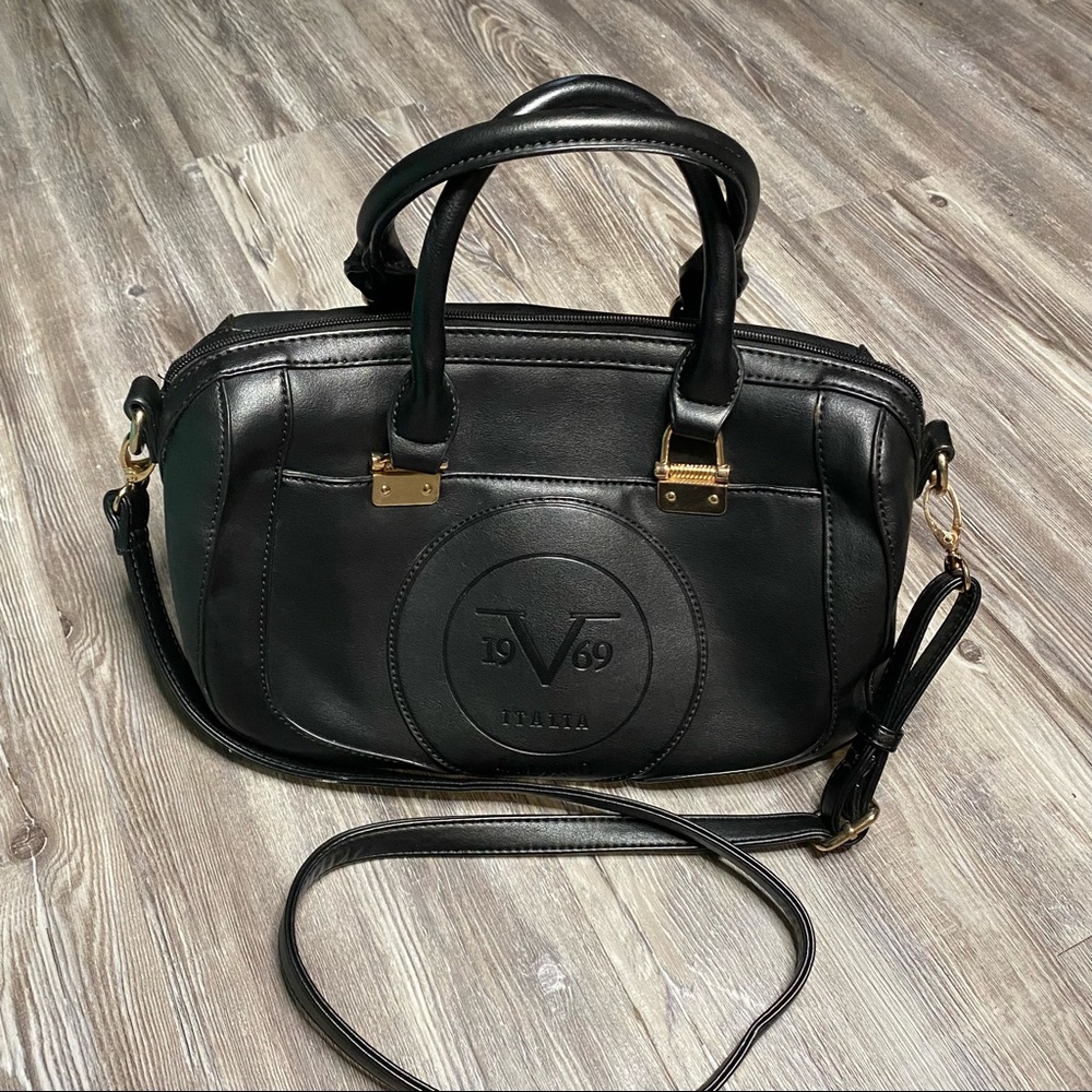 Black V 1968 Italia Purse